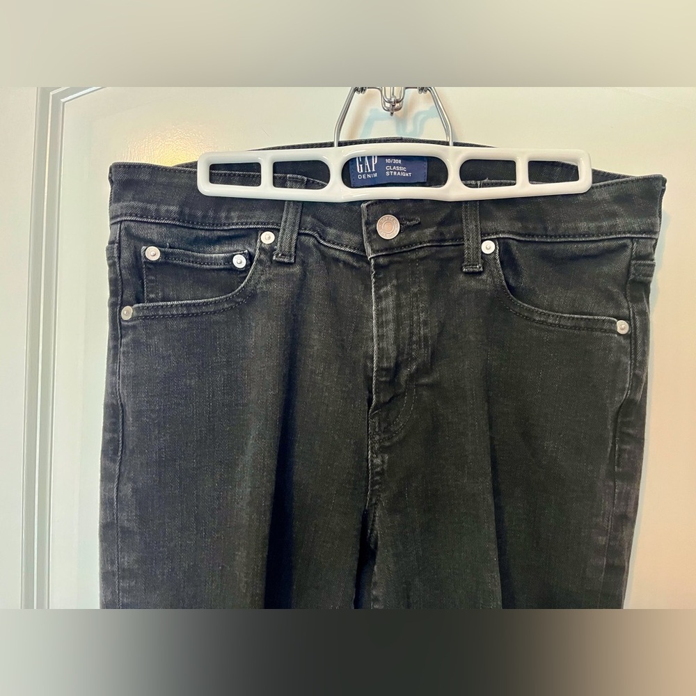 GAP Black Classic Straight Denim Jeans - Picture 3 of 5